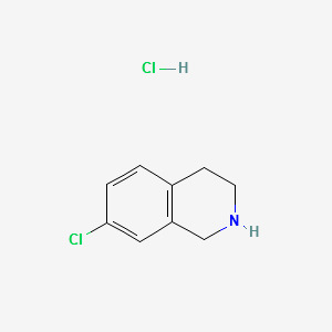 7-Chloro-1,2,3,4-tetrahydroisoquinoline structure, CAS 73075-45-3