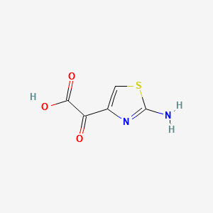 2-(2-Aminothiazol-4-yl)glyoxylic acid structure, CAS 73150-67-1
