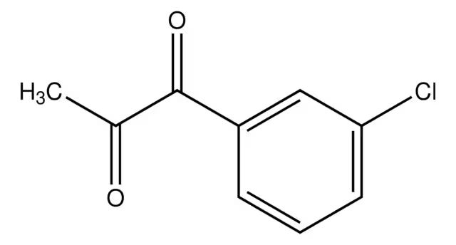 1-(3-Chlorophenyl)-1,2-propanedione structure, CAS 10557-17-2
