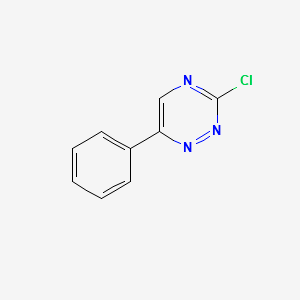 3-Chloro-6-phenyl-1,2,4-triazine structure, CAS 73214-24-1
