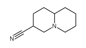 1-Azabicyclo[4.4.0]decane-3-carbonitrile structure, CAS 73259-83-3