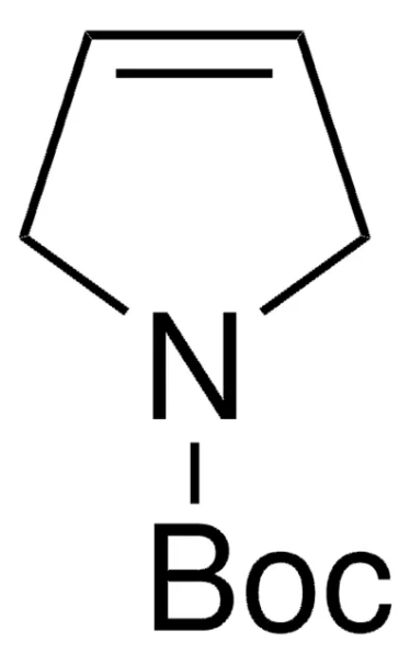 N-Boc-pyrroline structure, CAS 73286-70-1