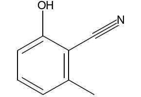 2-Hydroxy-6-methylbenzonitrile structure, CAS 73289-66-4