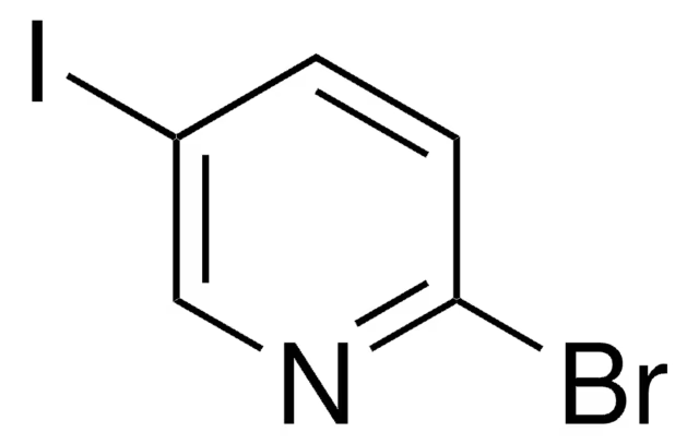 2-Bromo-5-iodopyridine structure, CAS 73290-22-9