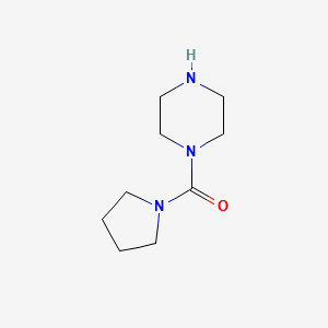 Piperazin-1-ylpyrrolidin-1-ylmethanone structure, CAS 73331-93-8
