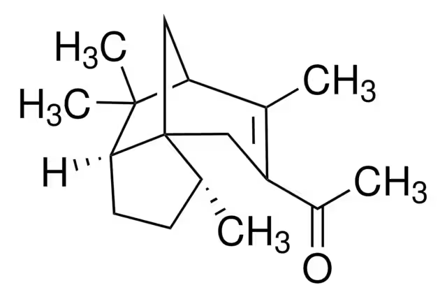 Methyl cedryl ketone structure, CAS 73398-84-2