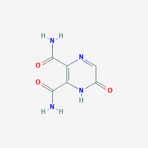 6-Oxo-1,6-dihydropyrazine-2,3-dicarboxamide structure, CAS 73403-52-8