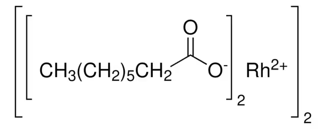 Rhodium octanoate dimer structure, CAS 73482-96-9