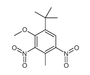 Musk ambrette structure, CAS 73507-41-2