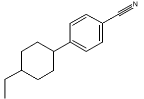 4-(4-Ethylcyclohexyl)benzonitrile structure, CAS 73592-81-1