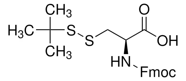 N-Fmoc-S-tert-butylthiol-L-cysteine structure, CAS 73724-43-3