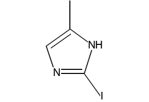 2-Iodo-4-methylimidazole structure, CAS 73746-43-7