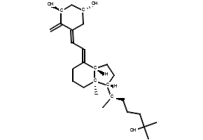 5,6-trans-1a,25-Dihydroxyvitamin D3 structure, CAS 73837-24-8