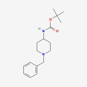 1-Benzyl-4-(N-Boc-amino)piperidine structure, CAS 73889-19-7
