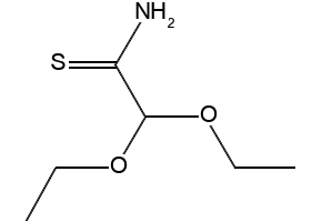 2,2-Diethoxyethanethioamide structure, CAS 73956-15-7