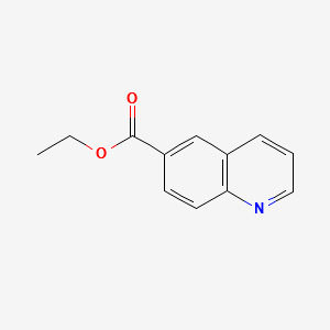 Ethyl 6-quinolinecarboxylate structure, CAS 73987-38-9
