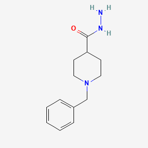 1-Benzylpiperidine-4-carbohydrazide structure, CAS 74045-91-3