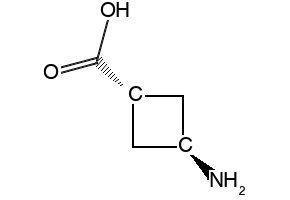 trans-3-Aminocyclobutanecarboxylic acid structure, CAS 74307-75-8