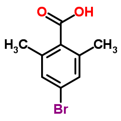 4-Bromo-2,6-dimethylbenzoic acid structure, CAS 74346-19-3
