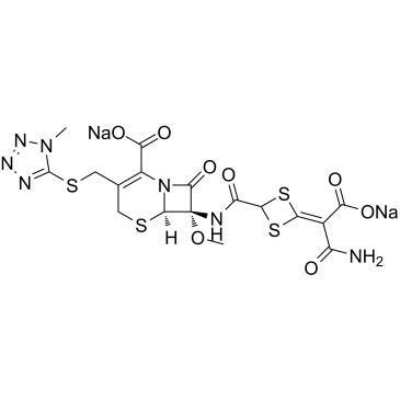 Cefotetan disodium structure, CAS 74356-00-6