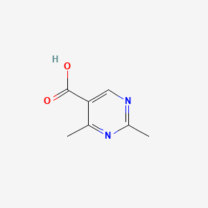 2,4-Dimethylpyrimidine-5-carboxylic acid structure, CAS 74356-36-8