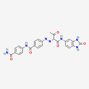 Pigment Yellow 181 structure, CAS 74441-05-7