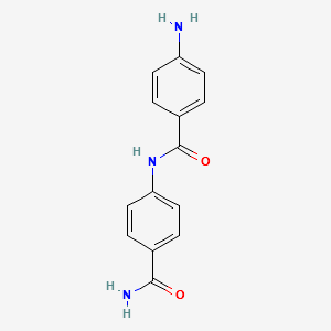 p-Aminobenzoyl benzamide structure, CAS 74441-06-8