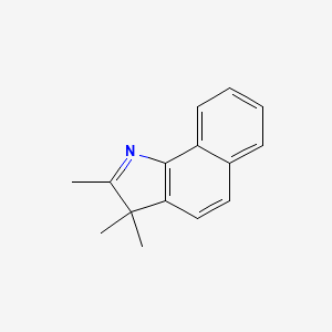 2,3,3-Trimethyl-3H-benzo[g]indole structure, CAS 74470-85-2