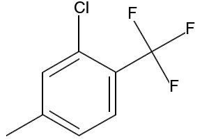 2-Chloro-4-methylbenzotrifluoride structure, CAS 74483-46-8