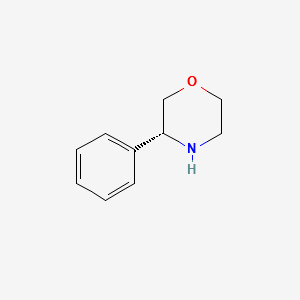 (R)-3-Phenylmorpholine structure, CAS 74572-03-5
