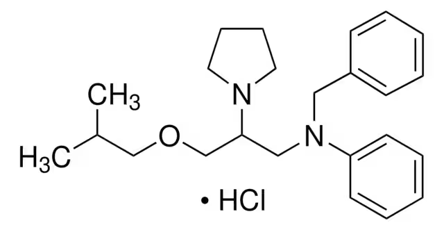 Bepridil hydrochloride structure, CAS 74764-40-2