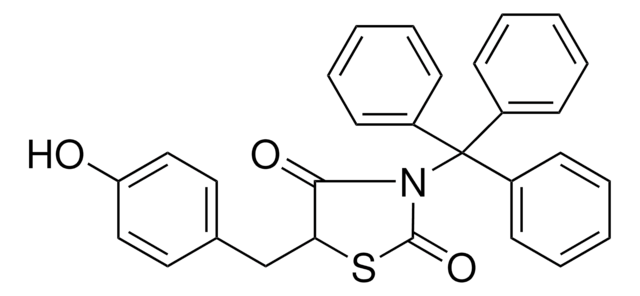 5-(4-Hydroxybenzyl)-1,3-thiazolidine-2,4-dione structure, CAS 74772-78-4