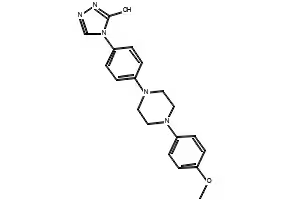 2,4-Dihydro-4-[4-[4-(4-methoxyphenyl)piperazin-1-yl]phenyl]-3H-1,2,4-triazol-3-one structure, CAS 74853-07-9