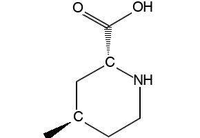(2R,4R)-4-Methylpiperidine-2-carboxylic acid structure, CAS 74892-81-2