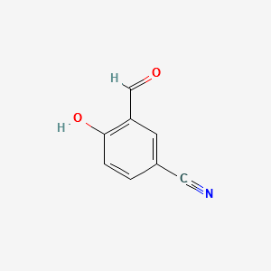 3-Formyl-4-hydroxybenzonitrile structure, CAS 74901-29-4