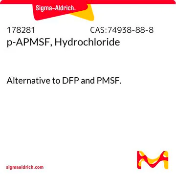 4-Amidinophenylmethanesulfonyl fluoride hydrochloride structure, CAS 74938-88-8