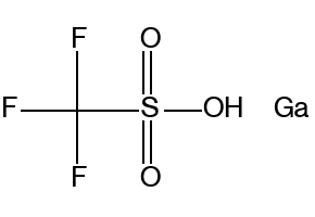 Gallium(III) trifluoromethanesulphonate structure, CAS 74974-60-0