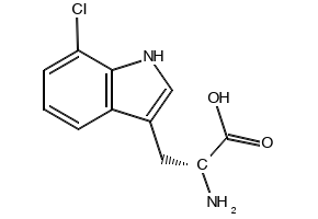 7-Chloro-D-tryptophan structure, CAS 75102-74-8