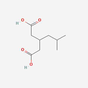 3-Isobutylglutaric acid structure, CAS 75143-89-4