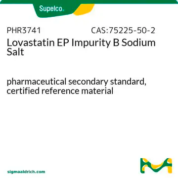 Lovastatin sodium salt structure, CAS 75225-50-2