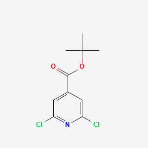tert-Butyl 2,6-dichloroisonicotinate structure, CAS 75308-46-2