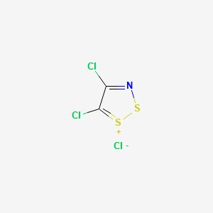 4,5-Dichloro-1,2,3-dithiazolium chloride structure, CAS 75318-43-3