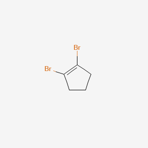 1,2-Dibromocyclopentene structure, CAS 75415-78-0
