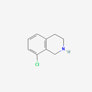 8-Chloro-1,2,3,4-tetrahydroisoquinoline structure, CAS 75416-50-1