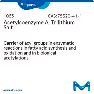 Acetyl coenzyme A trilithium salt structure, CAS 75520-41-1