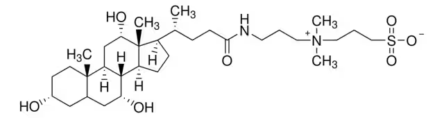 3-((3-Cholamidopropyl)dimethylammonium)-1-propanesulfonate structure, CAS 75621-03-3