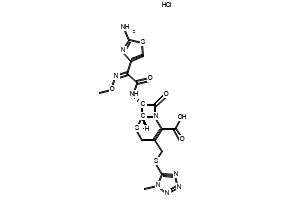 Cefmenoxime hydrochloride structure, CAS 75738-58-8