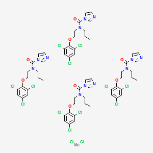 Prochloraz manganese structure, CAS 75747-77-2
