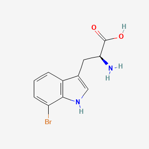 7-Bromo-L-tryptophan structure, CAS 75816-19-2