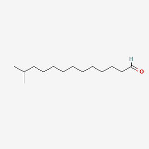 12-Methyltridecanal structure, CAS 75853-49-5